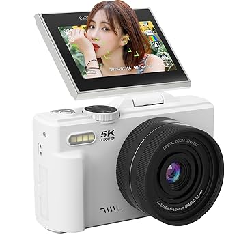 UHD 5K デジタルカメラ Wi-Fi機能付き Amazon | デジカメ 5K デジタルカメラ 5K録画 7500万画素 Wi-Fi